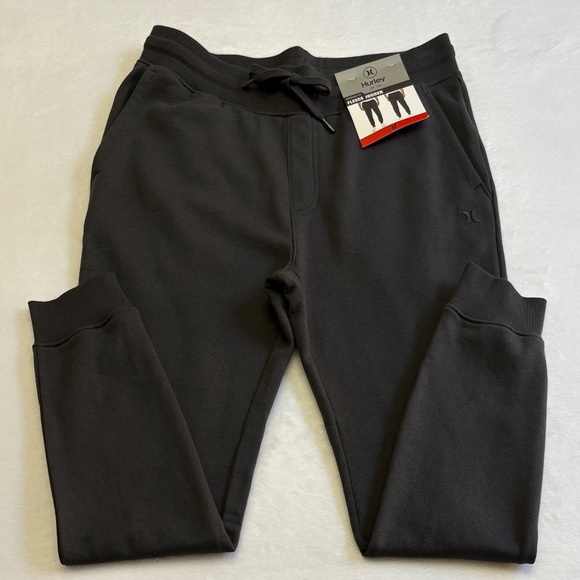 Hurley Men’s Fleece Joggers/Pants, Dark Gray, Medium NWT - Picture 5 of 15